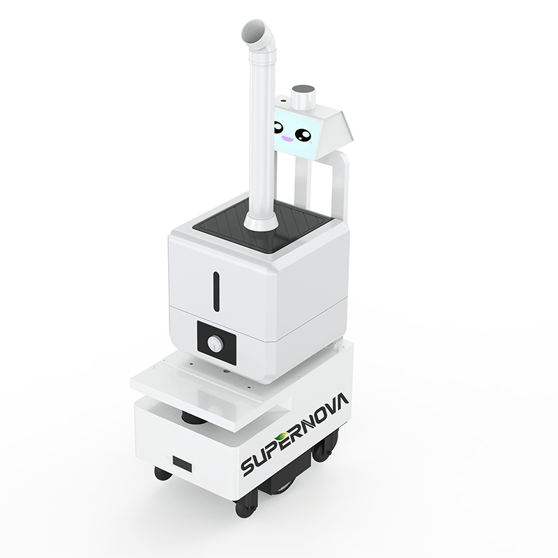 Công nghệ mới Atomizaing Spray Chống dịch Làm mới không khí Khử trùng Robot tiệt trùng phun thông minh nhân tạo